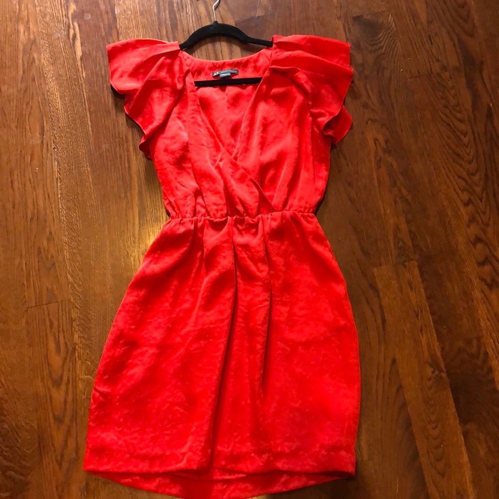 Armani Exchange red dress